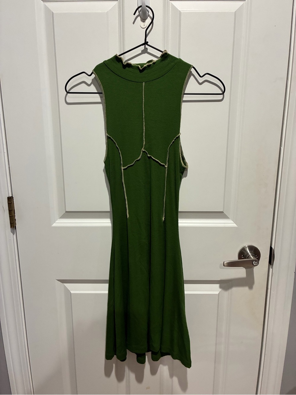 Urban Outfitters Olive Green Sleeveless Midi Dress